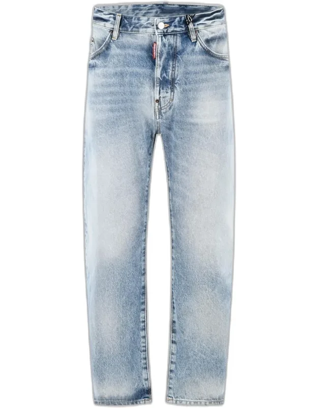 Light Blue Cotton Jeans