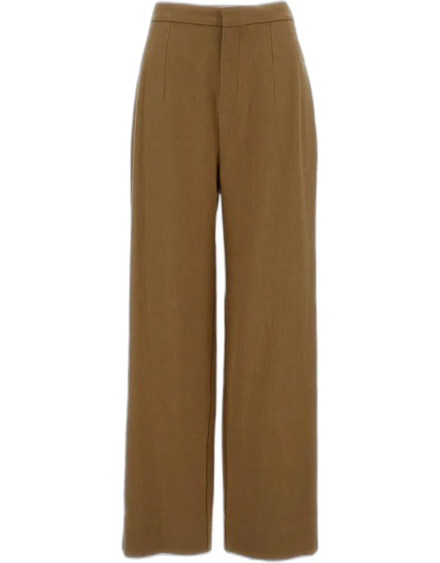 Linen Blend Trousers