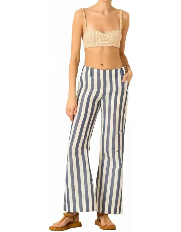 Sailor Stripe Linen Pants