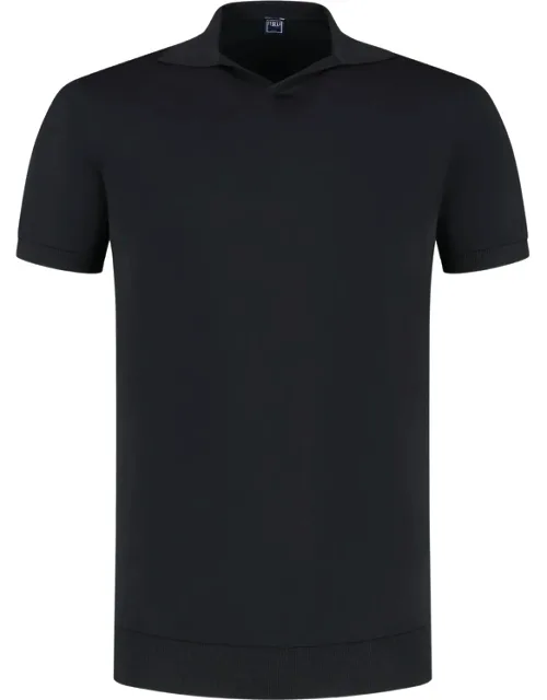Short-sleeve Polo-collar T-shirt