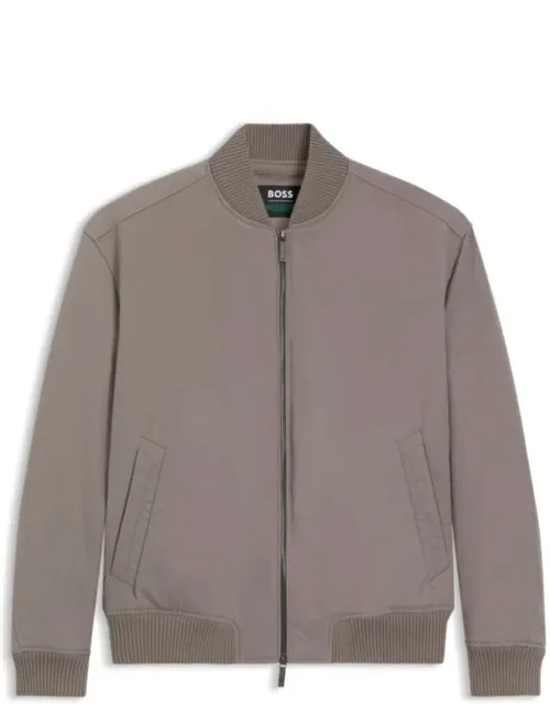 Aston Martin Bomber Jacket In Water-repellent Twill