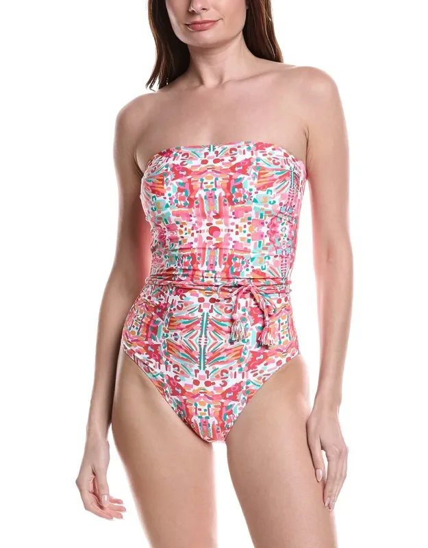 Tassel Belt Bandeau One-piece