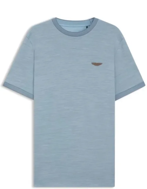 Aston Martin T-shirt In Wool-cotton Jacquard