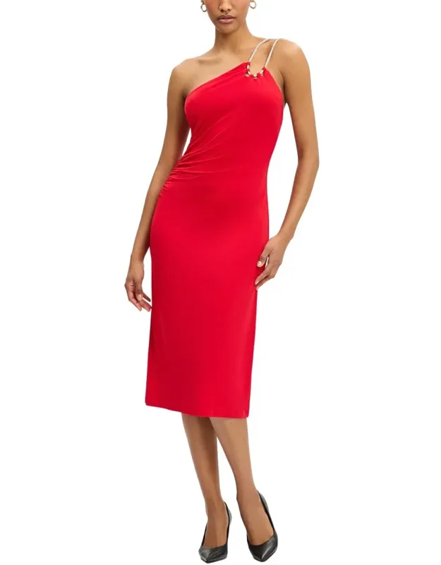 Strappy Jersey Midi Dress