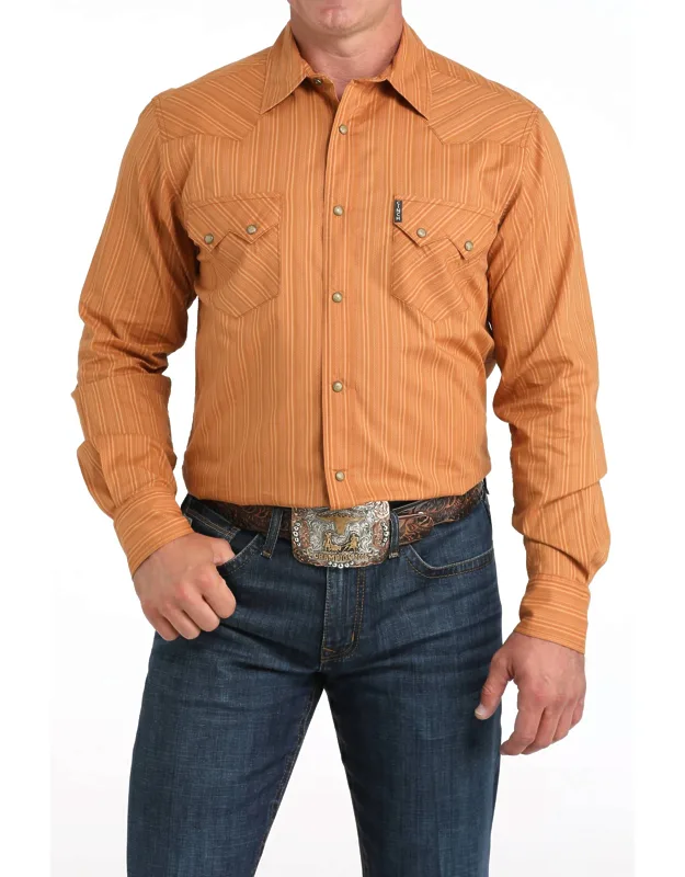 Modern Stripe Snap Shirt