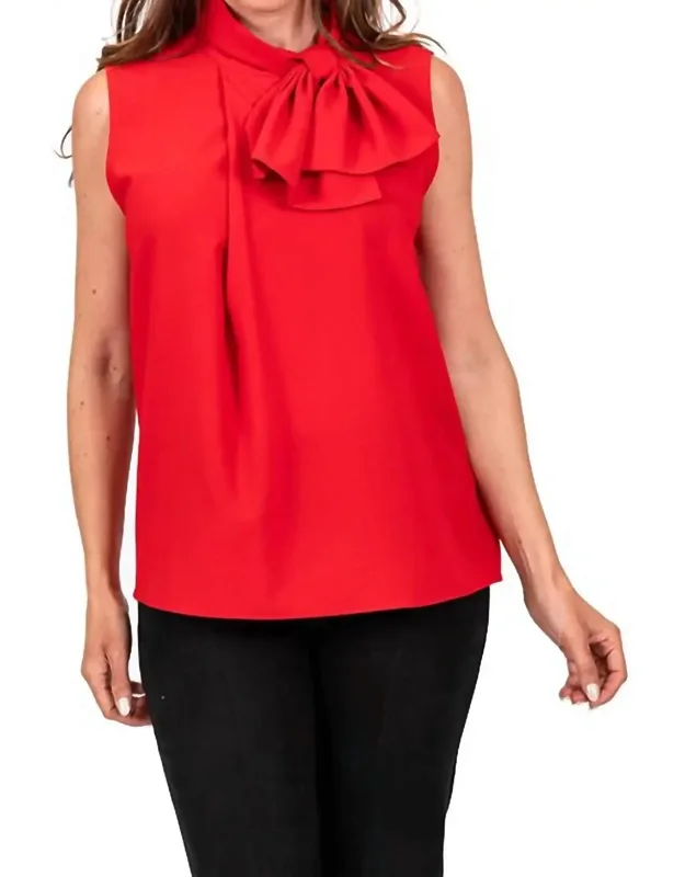 Sleeveless Ribbon Top