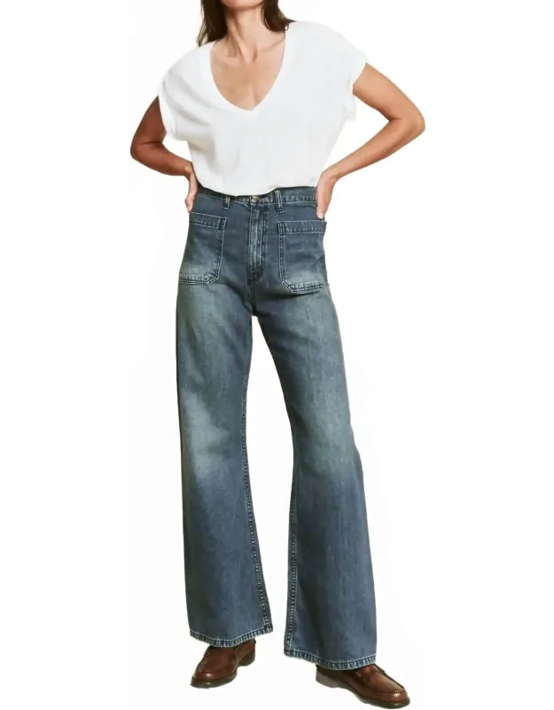 High-waisted Dock Jeans
