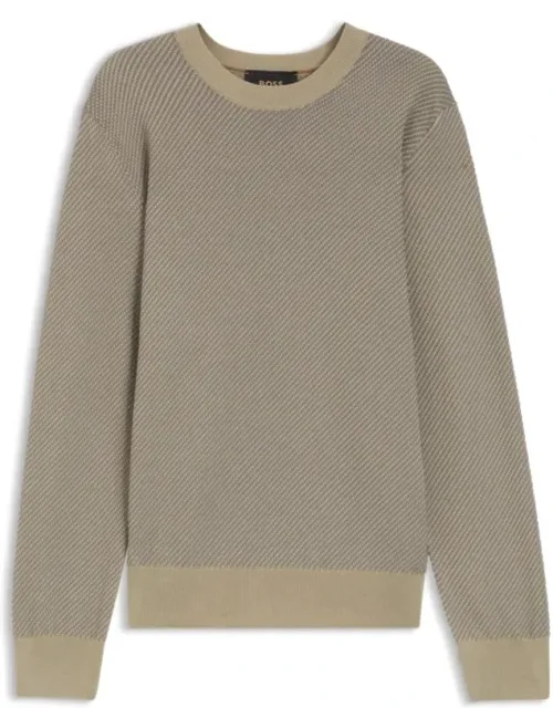 Knitted Cotton-silk Sweater