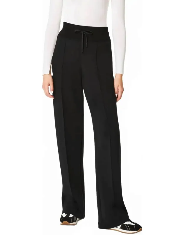 Wide Leg Pintuck Pants