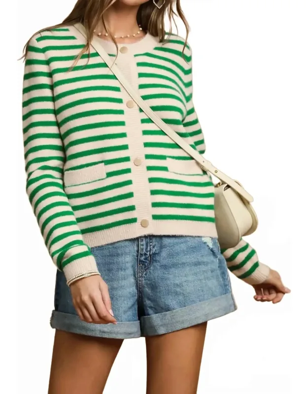 Striped Cardigan