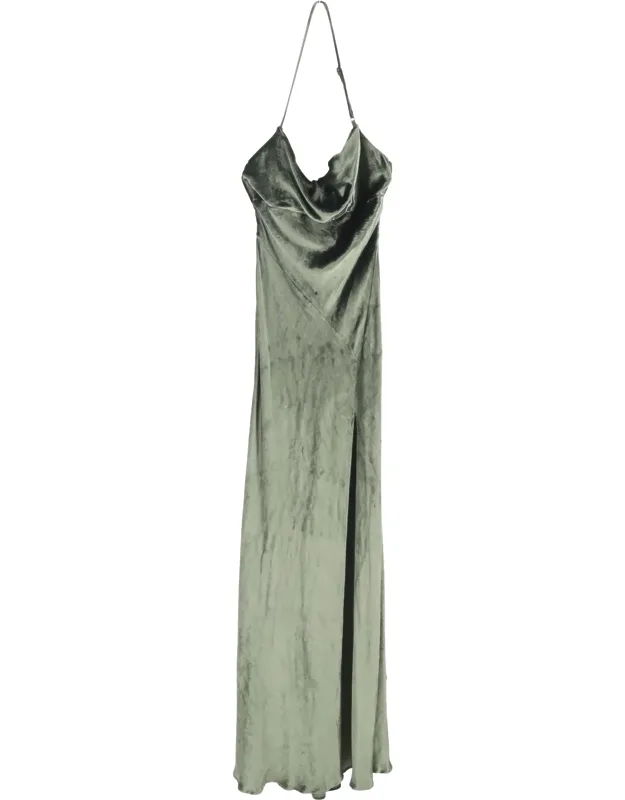 Leticia Halterneck Maxi Dress