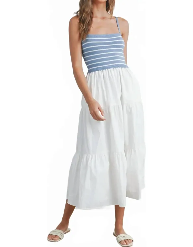 Knit Top Maxi Dress
