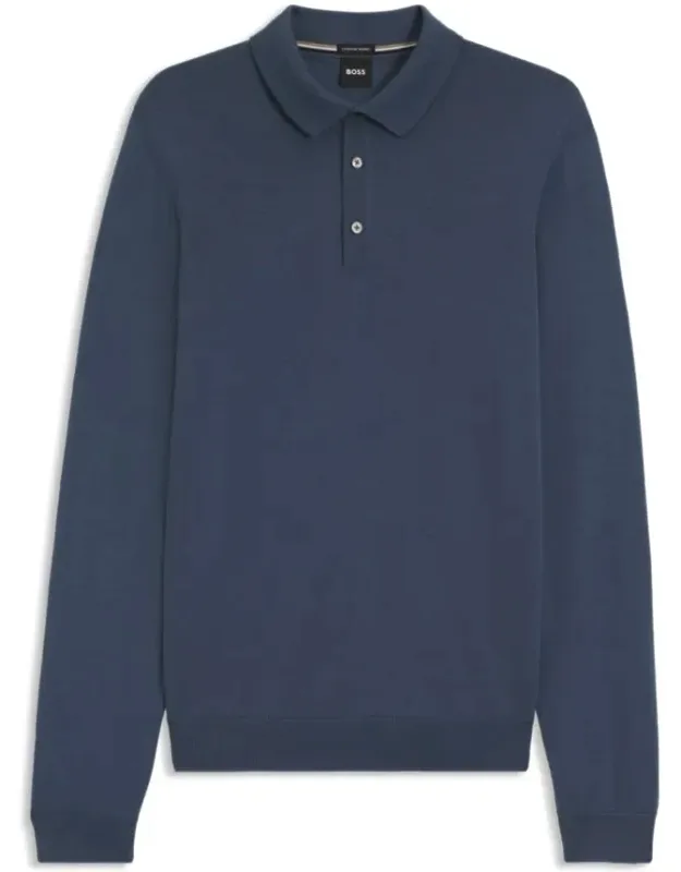 Knitted Polo Sweater
