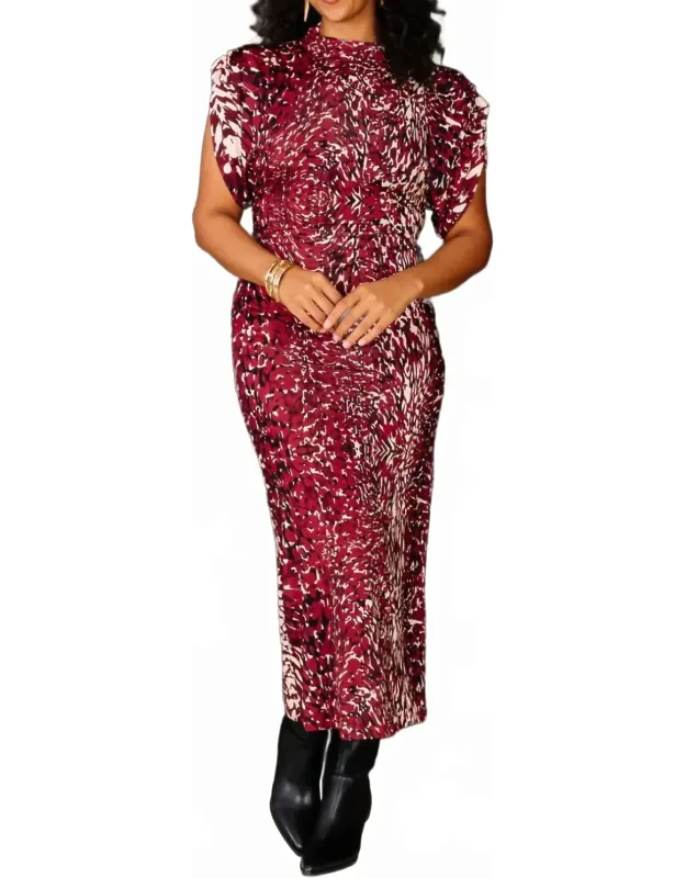 Abstract Print Dress