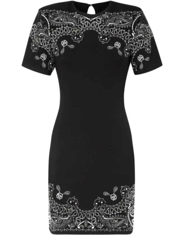 Paisley Bandana Mini Dress