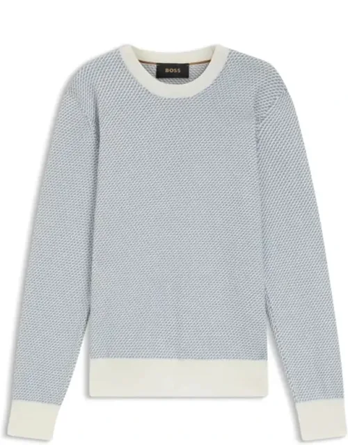 Knitted Cotton-silk Sweater