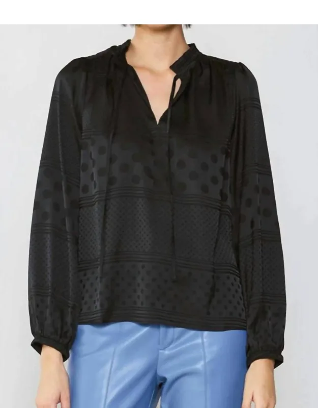 Dotty Pullover Blouse