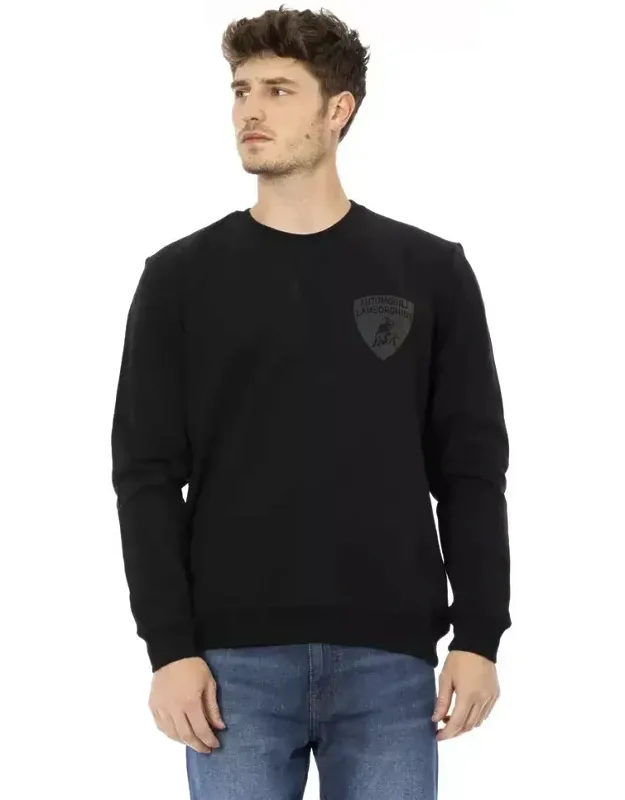 Automobili Lamborghini Cotton Sweater - Premium Blend With Iconic Shield Logo