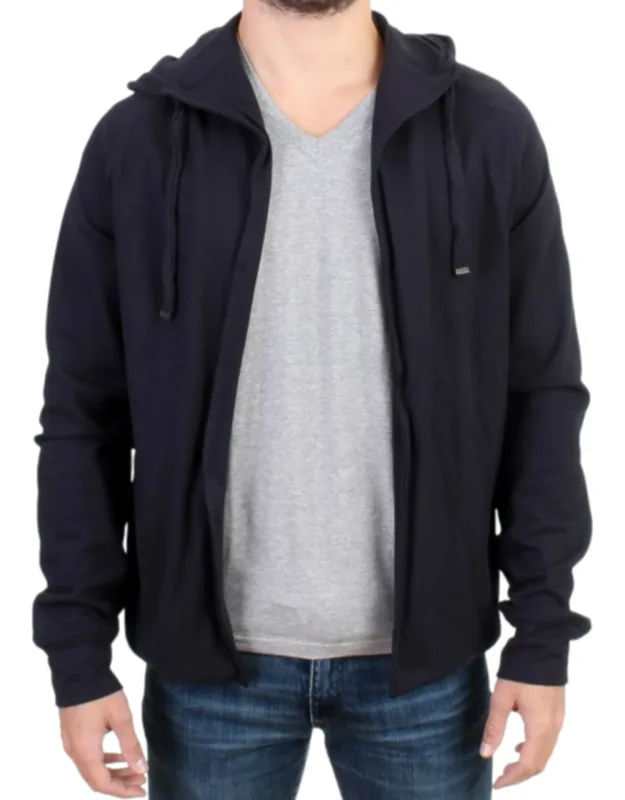 Hooded Cotton Sweater
