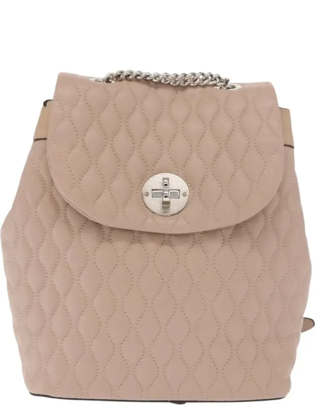 Vintage Backpack Quilted Leather Bag (pre-owned), Dimensions 20cm X 22cm X 9cm, Very Good Condition