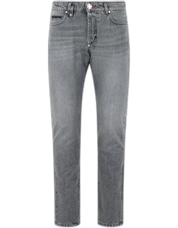Straight Cotton Jeans