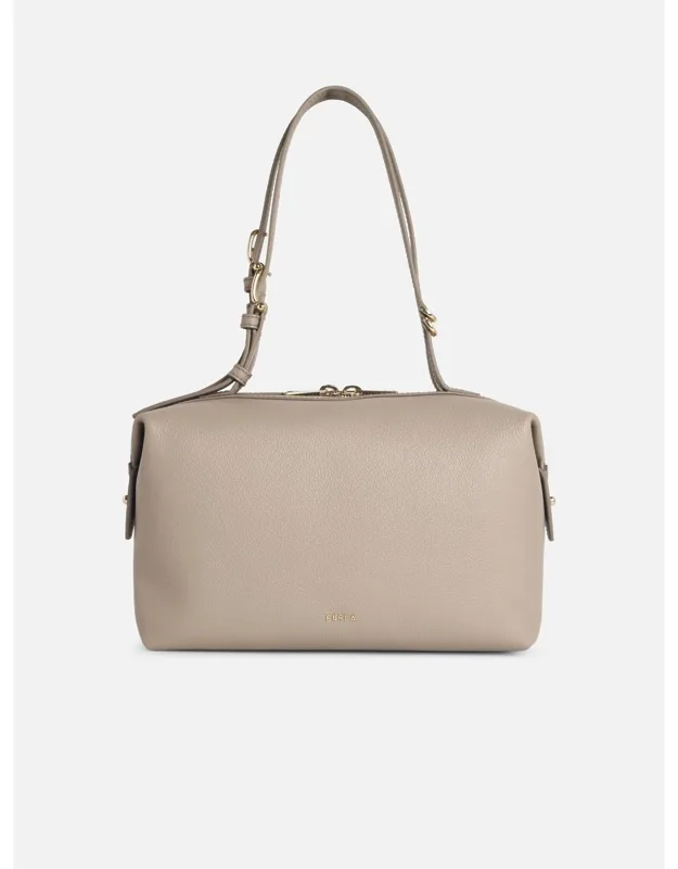 Double Linen Leather Bag