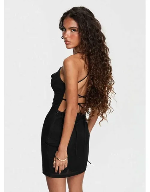 Cowl Neck Mini Dress