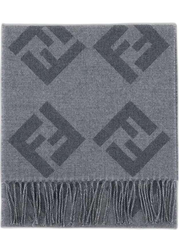 _scarf - Fringed, Reversible, 100% Wool_