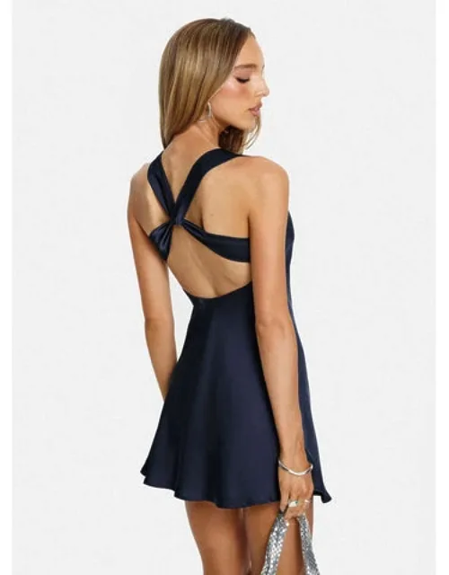 Cowl Neck Mini Dress