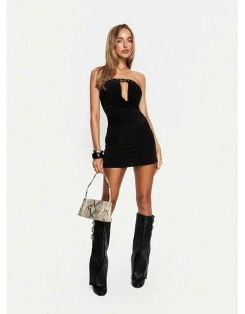 Dream About Me Strapless Buckle Mini Dress