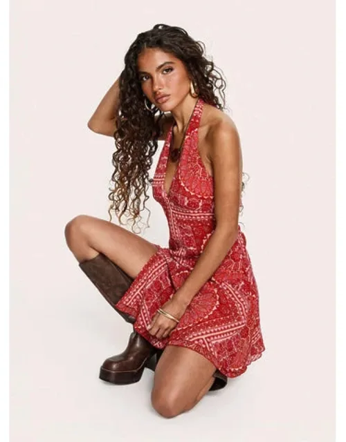 Alvira Halter Mini Dress