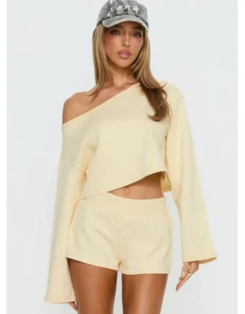 Retreat Raw Edge Off Shoulder Jumper