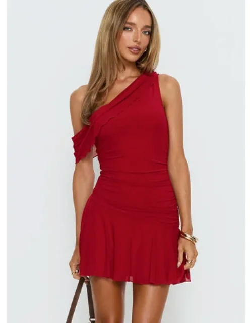One Shoulder Mini Dress