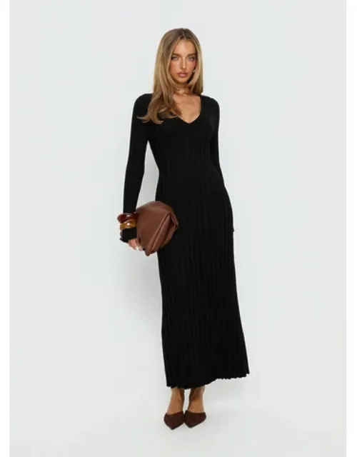 Gratuita Long Sleeve Rib Maxi Dress