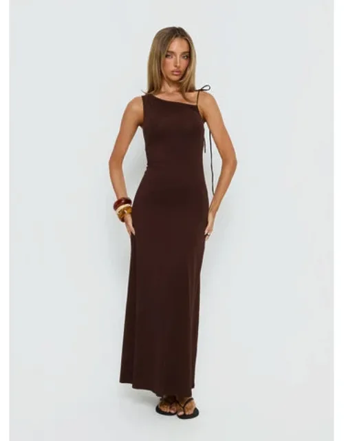 Tie Shoulder Maxi Dress