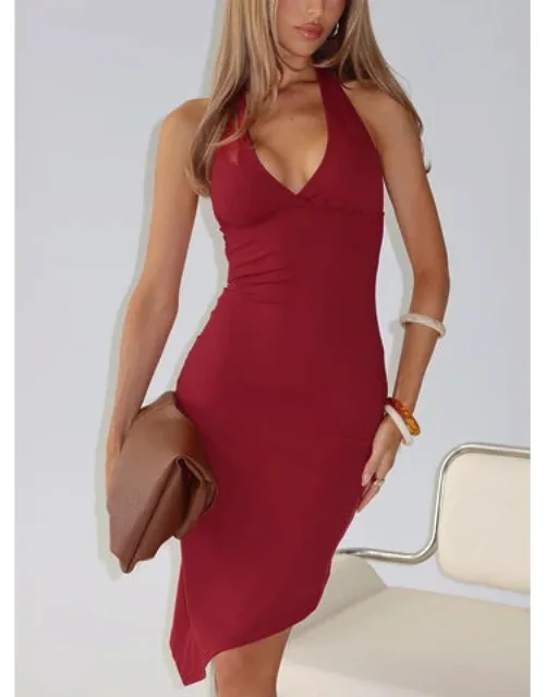 Whimsy Asymmetrical Midi Dress
