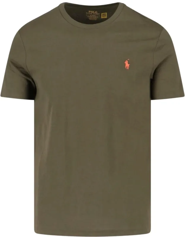 Logo T-shirt Cotton Crew Neck