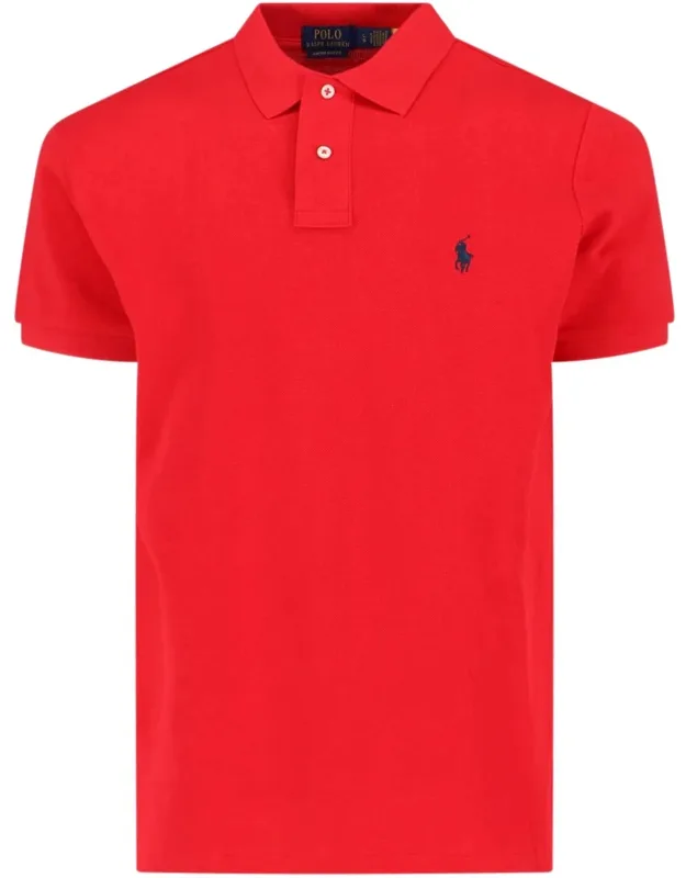 Polo Ralph Lauren Logo Shirt With Collar And Button Closure