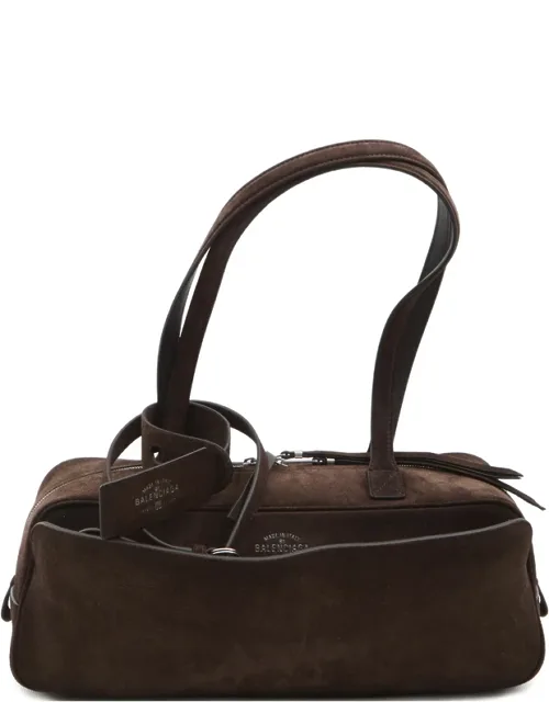 Carrie Clip Two-top-handles Bowling Shoulder Bag