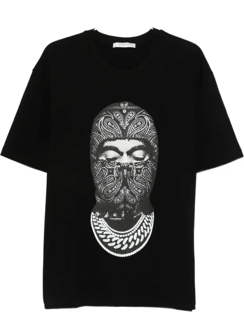 Paisley Mask Front T-shirt