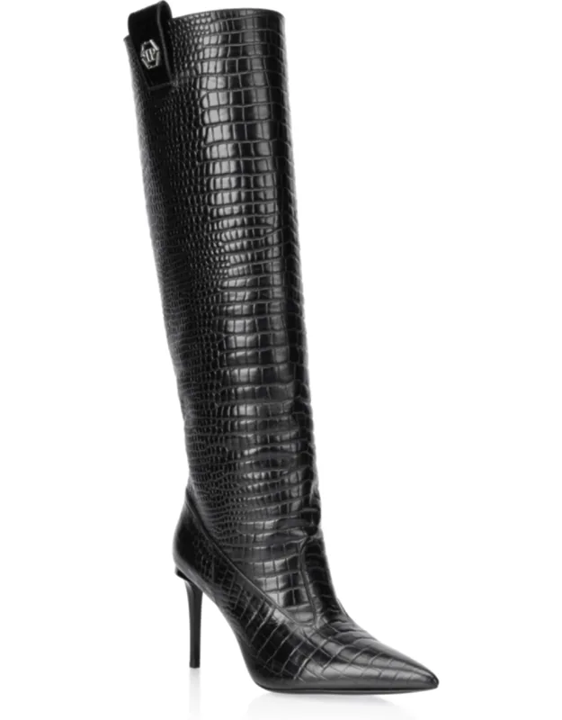 Cocco Print High Boots