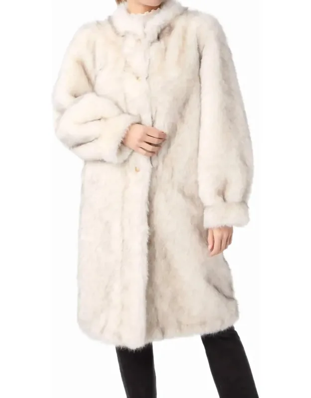 Marvella Long Faux Fur Coat