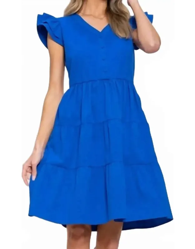 Flutter Sleeve Dress