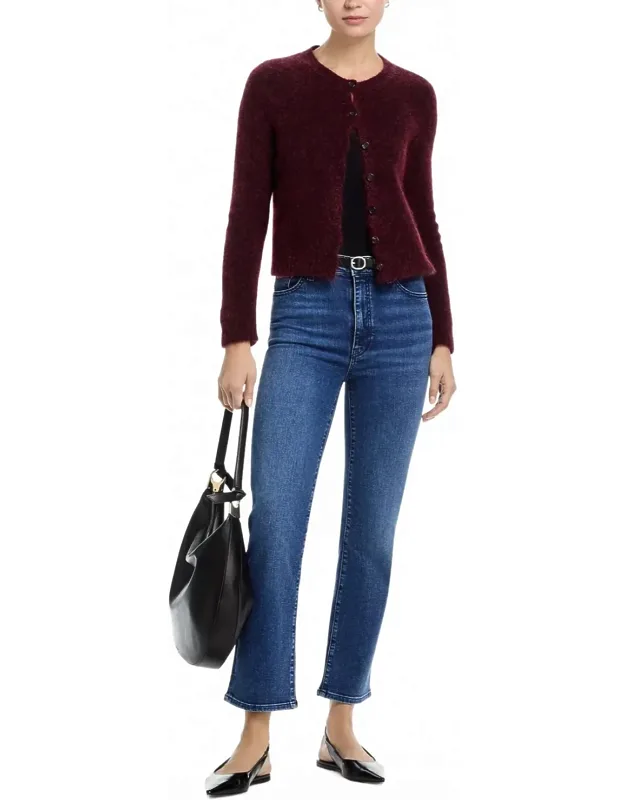 Le Sleek Straight Jean - High Rise, Relaxed Fit