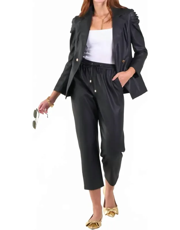 Vegan Leather Joy Joggers