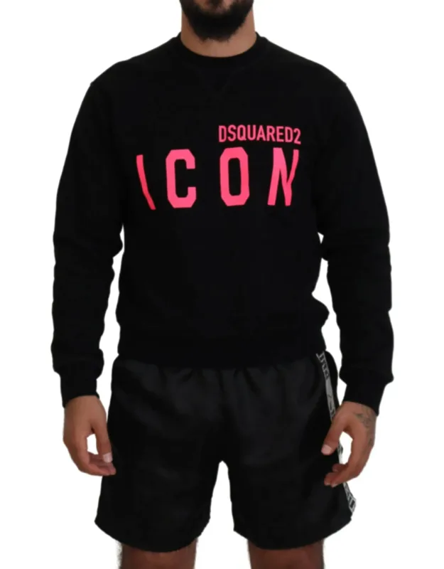 Printed Long Sleeve Pullover Sweater