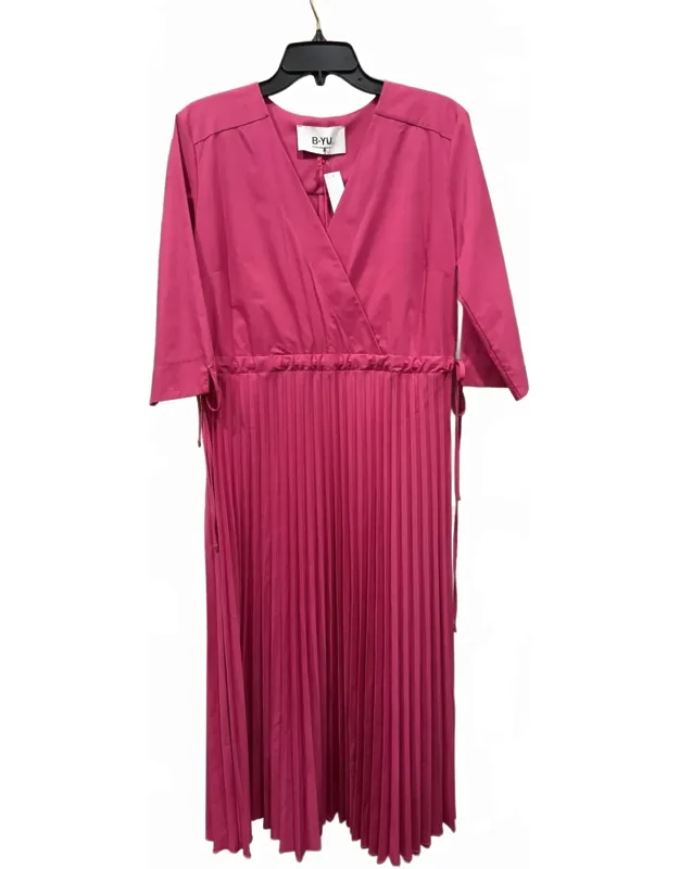 Pleated Three Quarter Dress