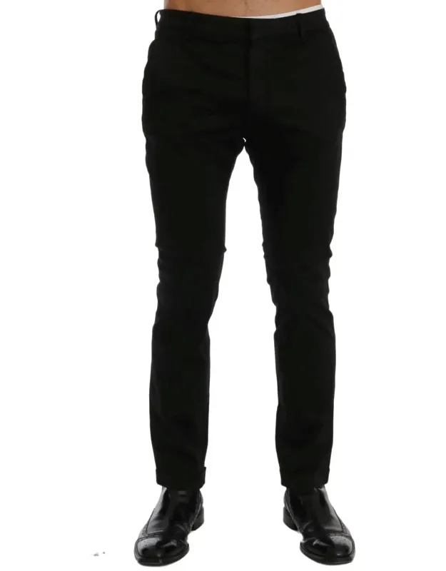 Slim Fit Cotton Stretch Pants