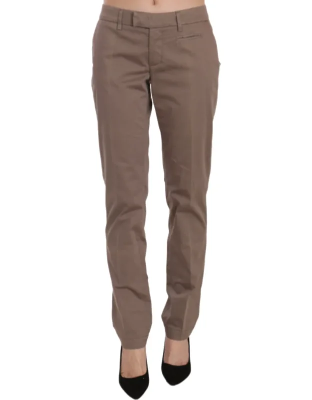 Low Waist Straight Cut Trousers