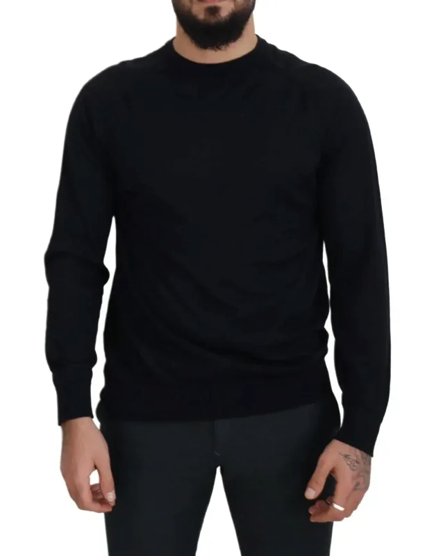 Wool Crewneck Pullover Sweatshirt
